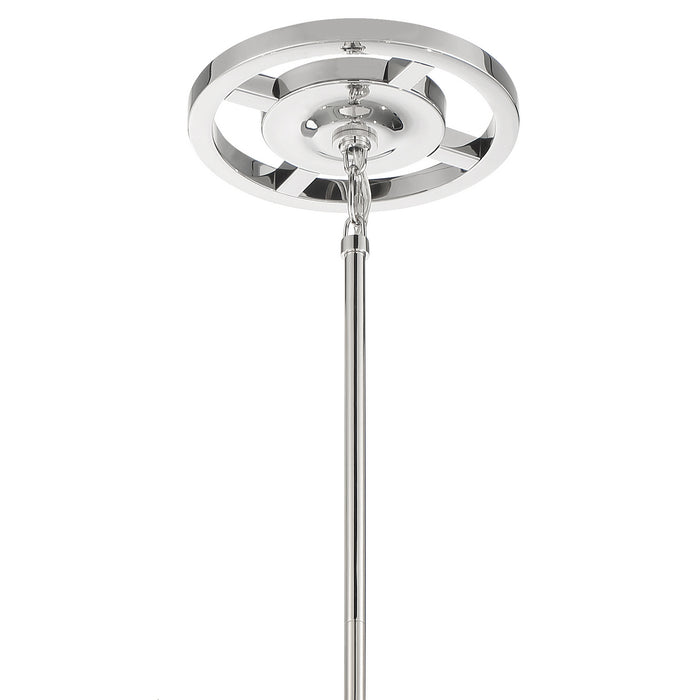 Crystorama ARS-B4016-PN 16 Light Chandelier, Polished Nickel