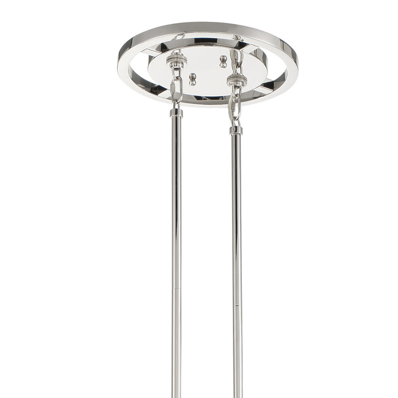Crystorama ARS-B4020-PN 20 Light Chandelier, Polished Nickel
