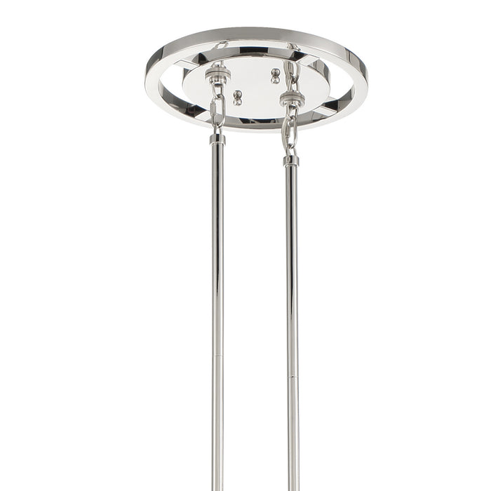 Crystorama ARS-B4020-PN 20 Light Chandelier, Polished Nickel