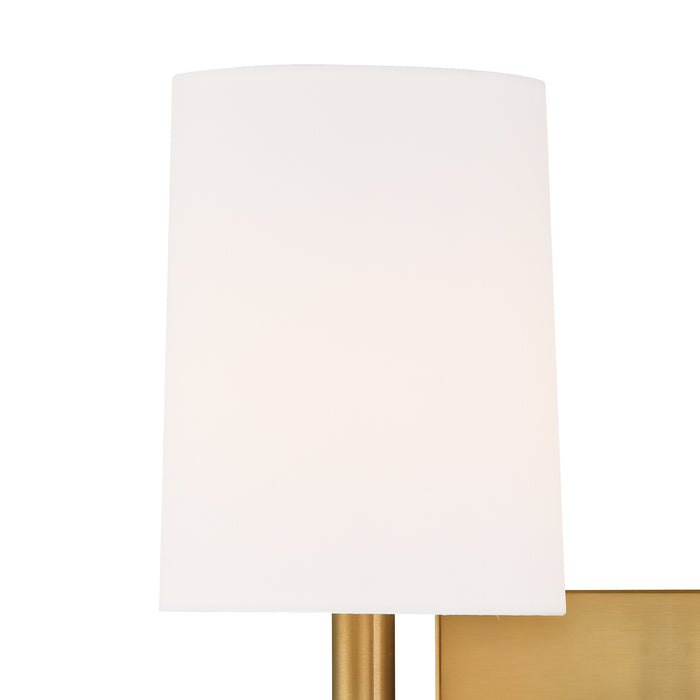 Crystorama BRO-452-VG Two Light Wall Sconce, Vibrant Gold