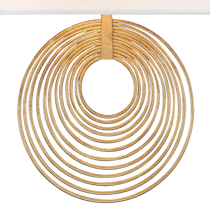 Crystorama DOR-B7702-RG Two Light Wall Sconce, Renaissance Gold