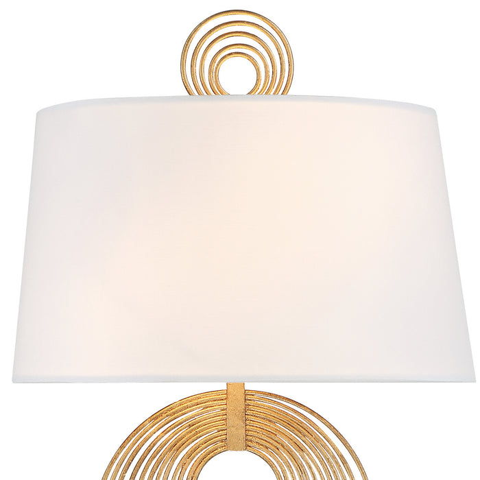 Crystorama DOR-B7702-RG Two Light Wall Sconce, Renaissance Gold