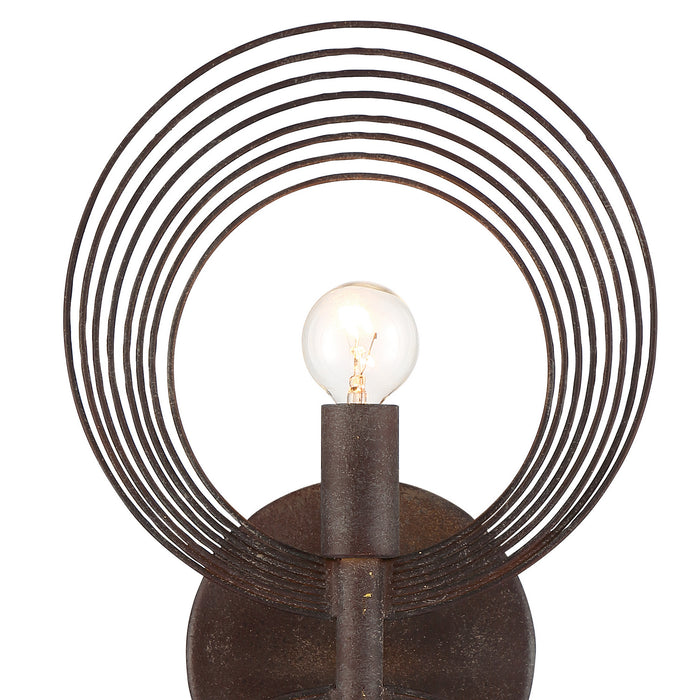 Crystorama DOR-B7722-FB Two Light Wall Sconce, Forged Bronze
