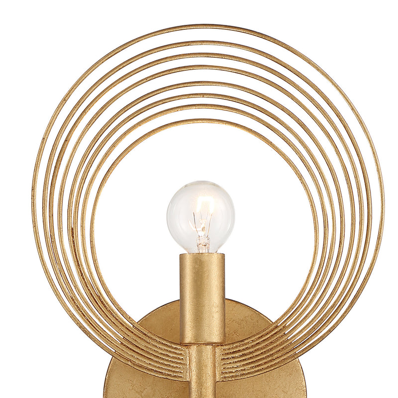 Crystorama DOR-B7722-RG Two Light Wall Sconce, Renaissance Gold