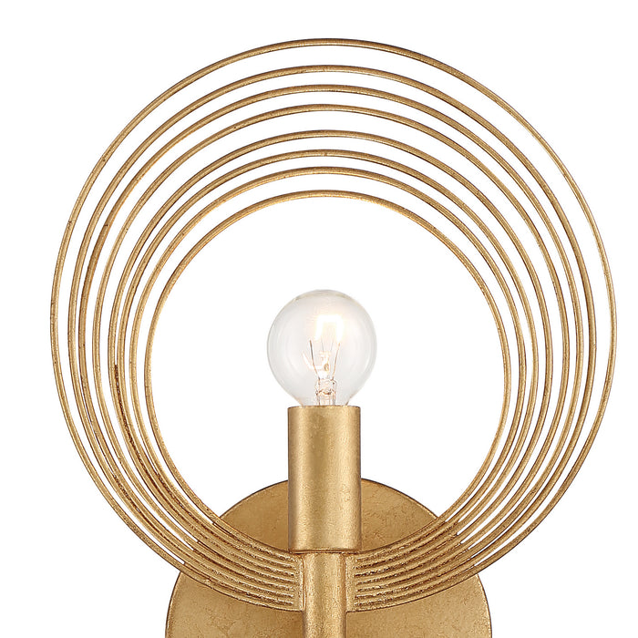 Crystorama DOR-B7722-RG Two Light Wall Sconce, Renaissance Gold
