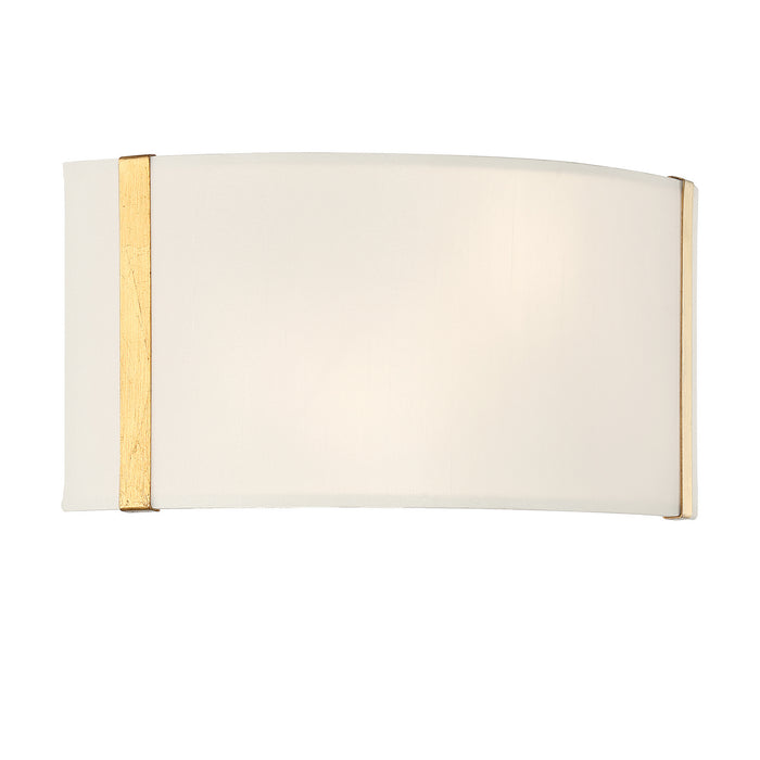 Crystorama FUL-902-GA Two Light Wall Sconce, Antique Gold