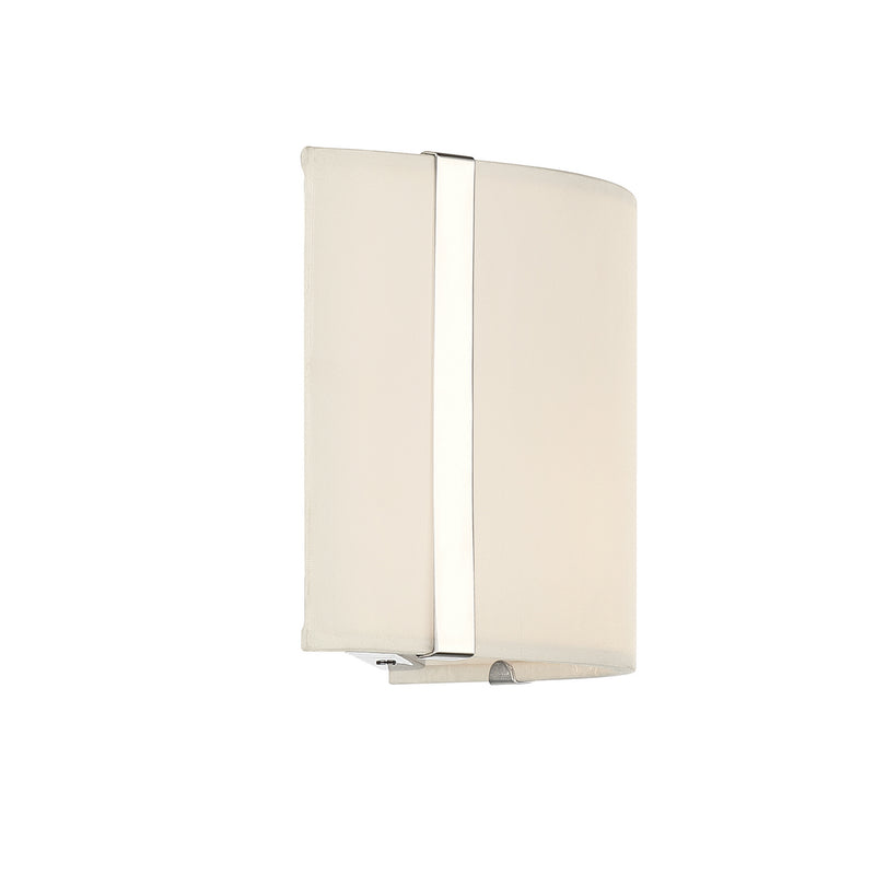 Crystorama FUL-902-PN Two Light Wall Sconce, Polished Nickel