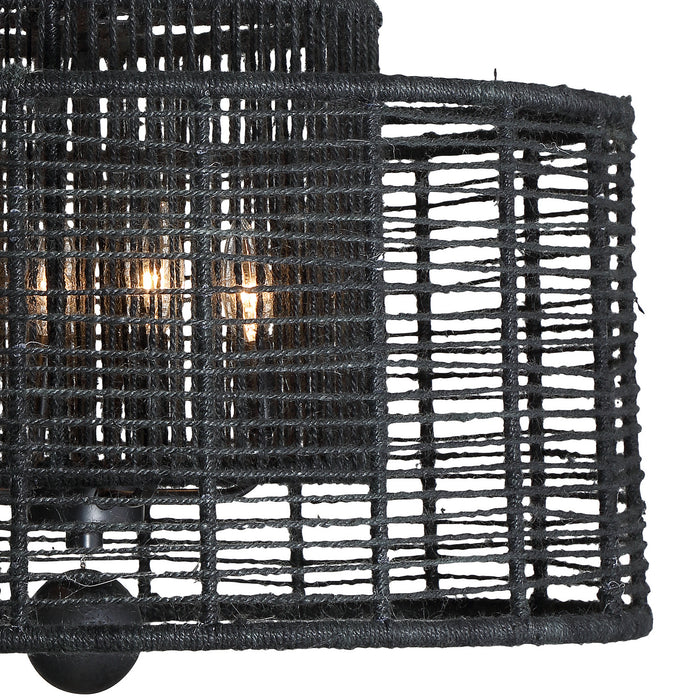 Crystorama JAY-A5004-MK Four Light Chandelier, Matte Black
