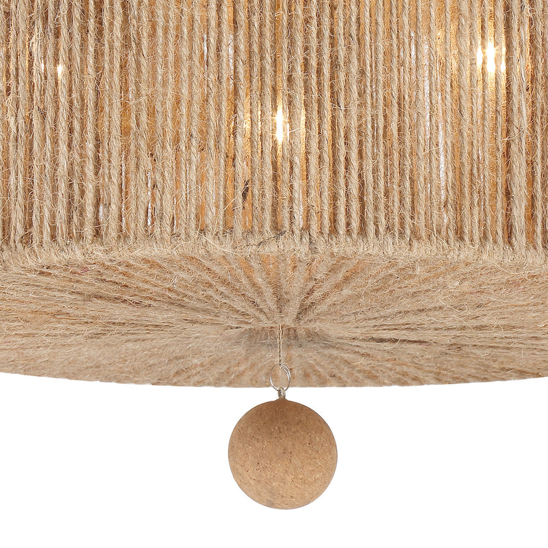 Crystorama JES-B7103-BS Three Light Flush Mount, Burnished Silver