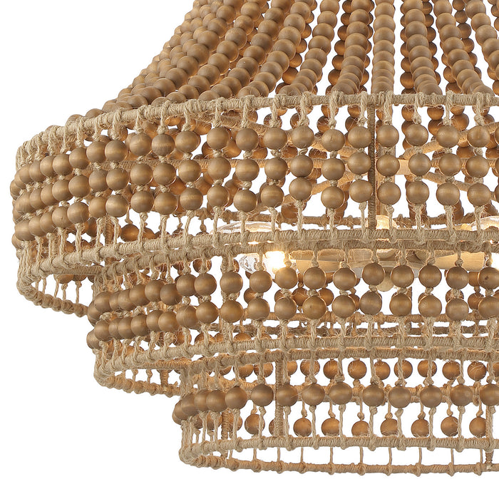 Crystorama SIL-B6006-BS Six Light Chandelier, Burnished Silver