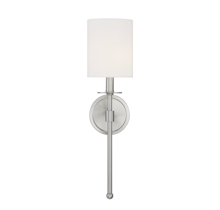 Meridian M90057BN One Light Wall Sconce, Brushed Nickel