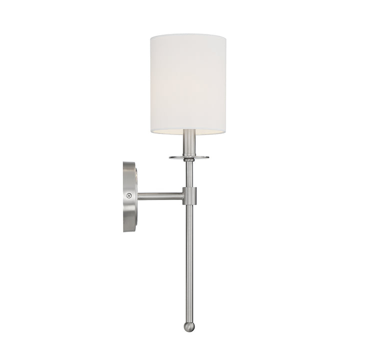 Meridian M90057BN One Light Wall Sconce, Brushed Nickel