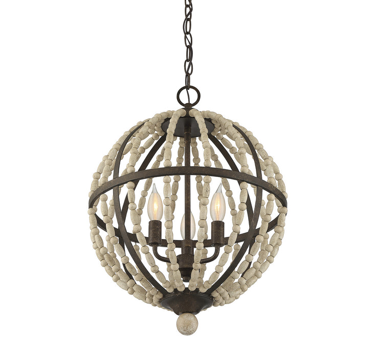 Meridian M70099AV Three Light Pendant, Avignon