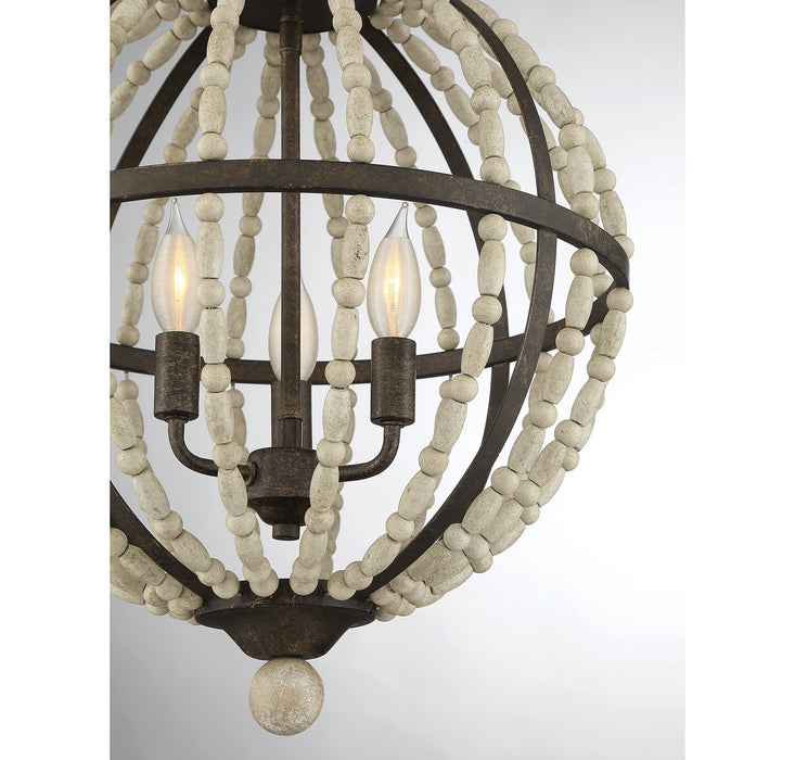 Meridian M70099AV Three Light Pendant, Avignon