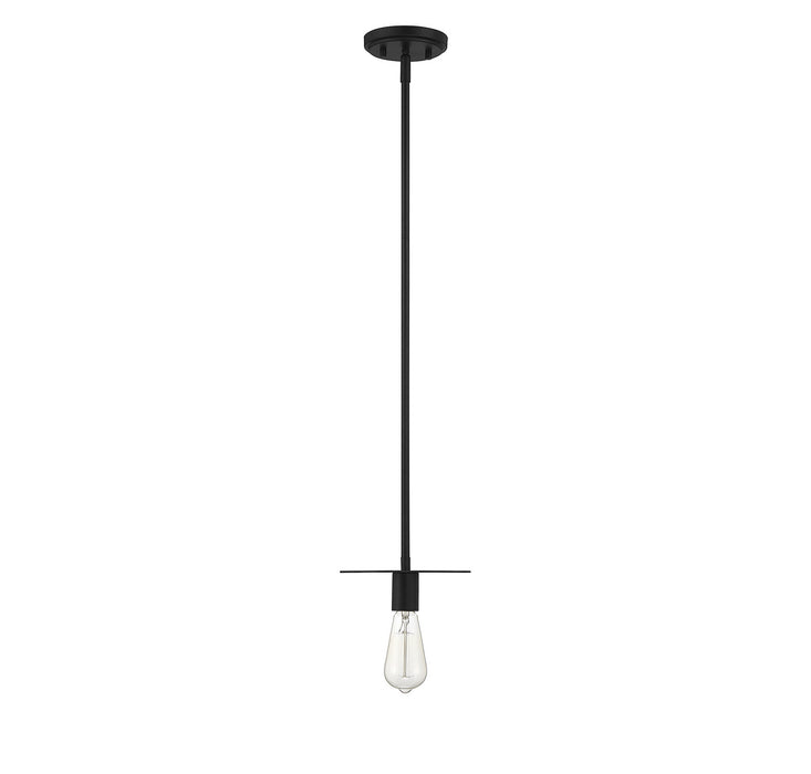 Meridian M70113MBK One Light Mini Pendant, Matte Black