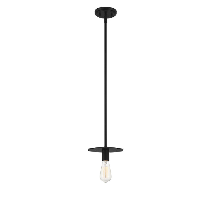 Meridian M70113MBK One Light Mini Pendant, Matte Black