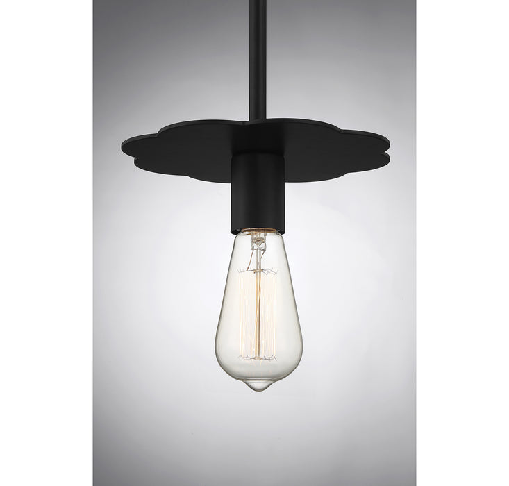 Meridian M70113MBK One Light Mini Pendant, Matte Black