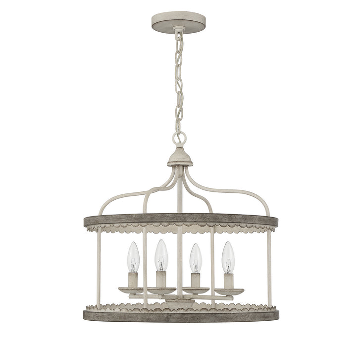 Meridian M70110SIL Four Light Pendant, Silo