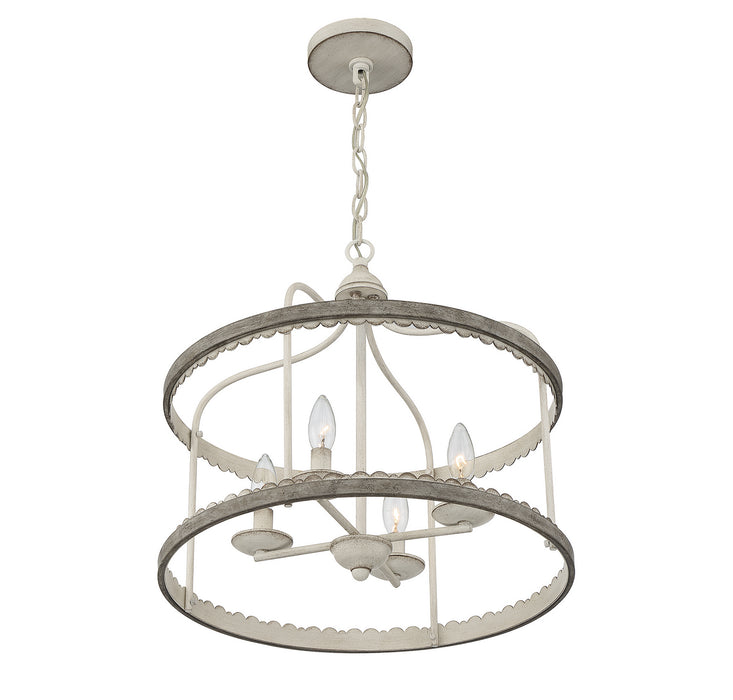 Meridian M70110SIL Four Light Pendant, Silo
