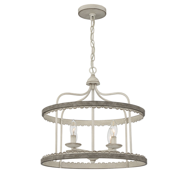 Meridian M70110SIL Four Light Pendant, Silo