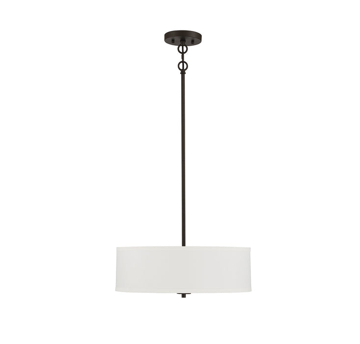 Meridian M70109ORB Three Light Pendant, Oil Rubbed Bronze
