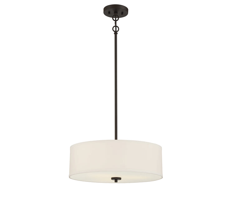 Meridian M70109ORB Three Light Pendant, Oil Rubbed Bronze