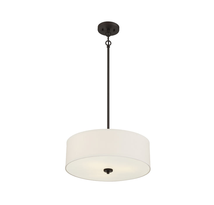 Meridian M70109ORB Three Light Pendant, Oil Rubbed Bronze