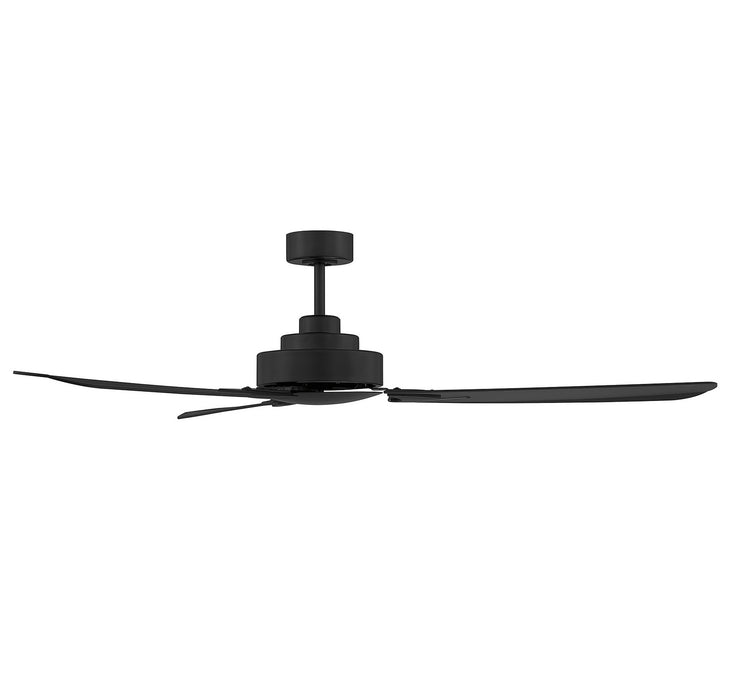 Meridian M2010MBK 58" Ceiling Fan, Matte Black