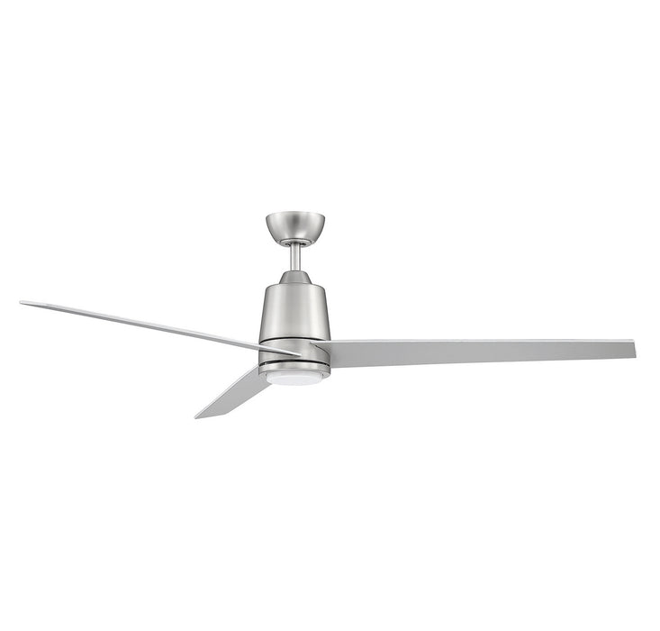 Meridian M2013BNRV 56" Ceiling Fan, Brushed Nickel