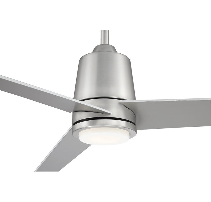 Meridian M2013BNRV 56" Ceiling Fan, Brushed Nickel