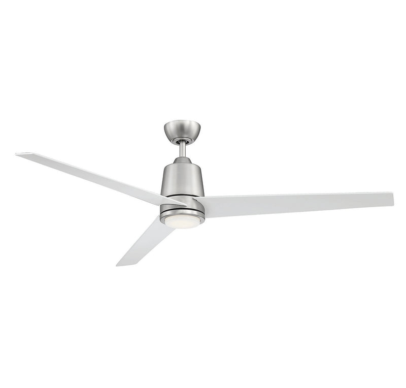 Meridian M2013BNRV 56" Ceiling Fan, Brushed Nickel