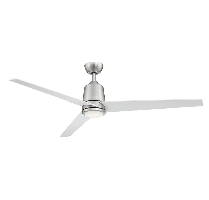 Meridian M2013BNRV 56" Ceiling Fan, Brushed Nickel