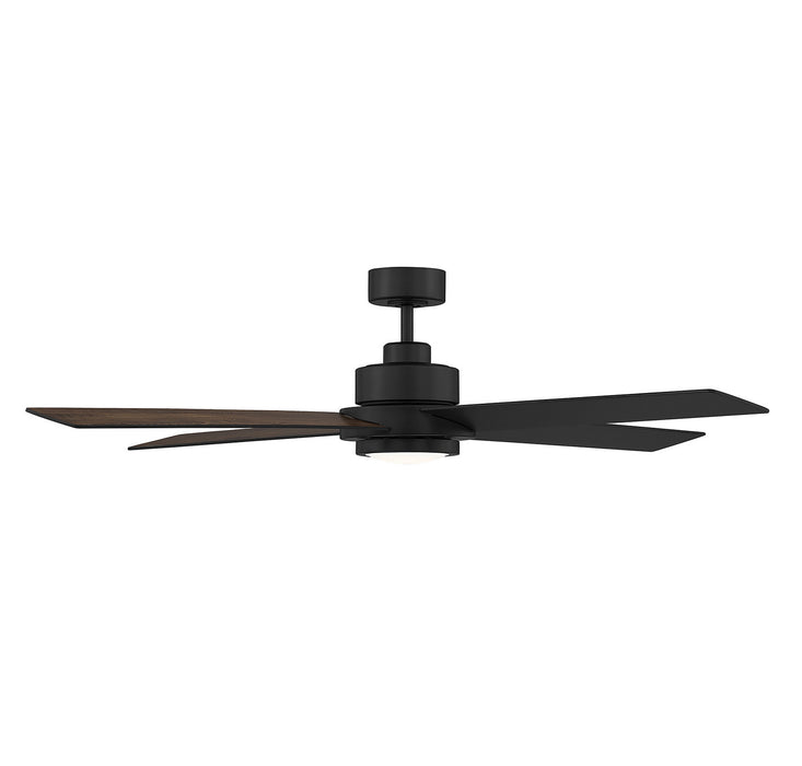 Meridian M2011MBKRV 56" Ceiling Fan, Matte Black