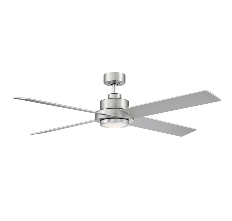 Meridian M2011BNRV 56" Ceiling Fan, Brushed Nickel