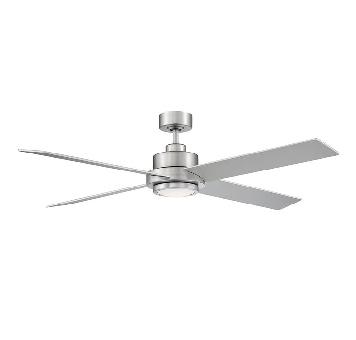 Meridian M2011BNRV 56" Ceiling Fan, Brushed Nickel