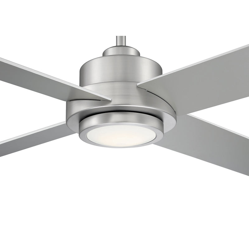 Meridian M2011BNRV 56" Ceiling Fan, Brushed Nickel