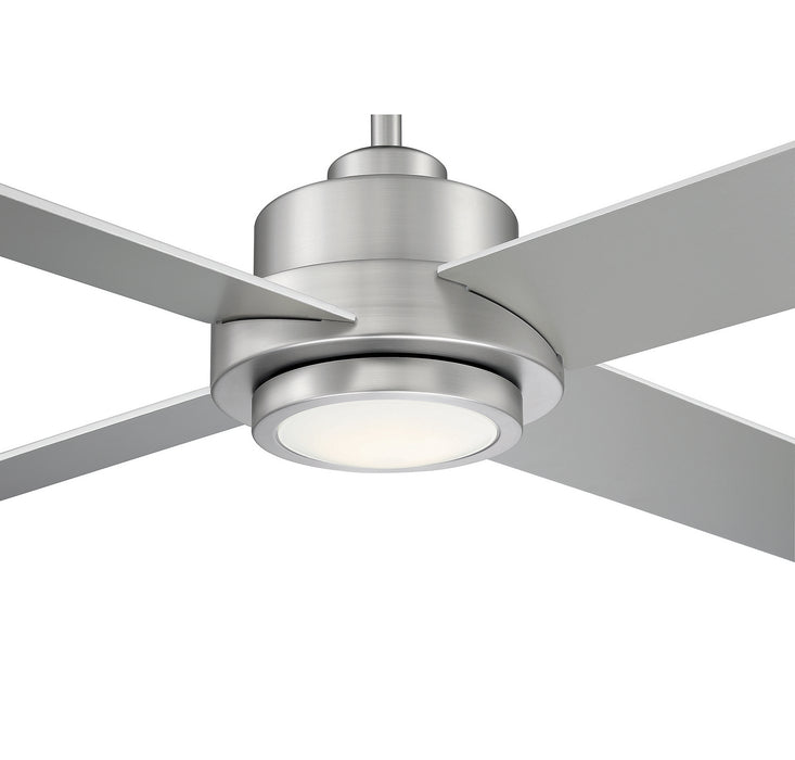 Meridian M2011BNRV 56" Ceiling Fan, Brushed Nickel