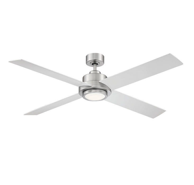 Meridian M2011BNRV 56" Ceiling Fan, Brushed Nickel