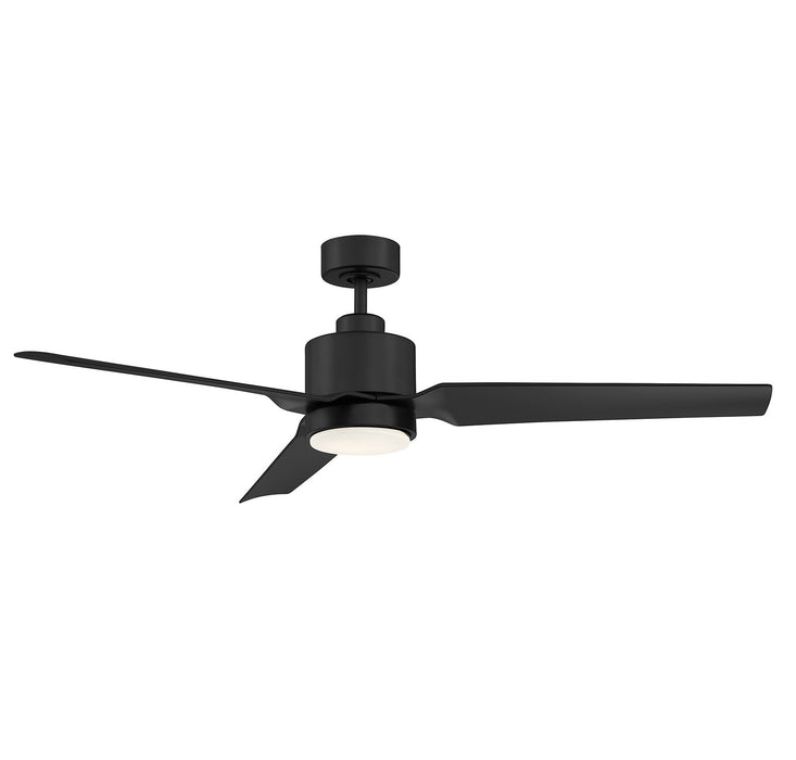 Meridian M2012MBK 52" Ceiling Fan, Matte Black
