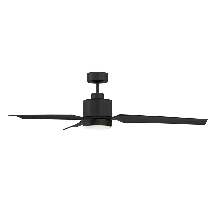 Meridian M2012MBK 52" Ceiling Fan, Matte Black