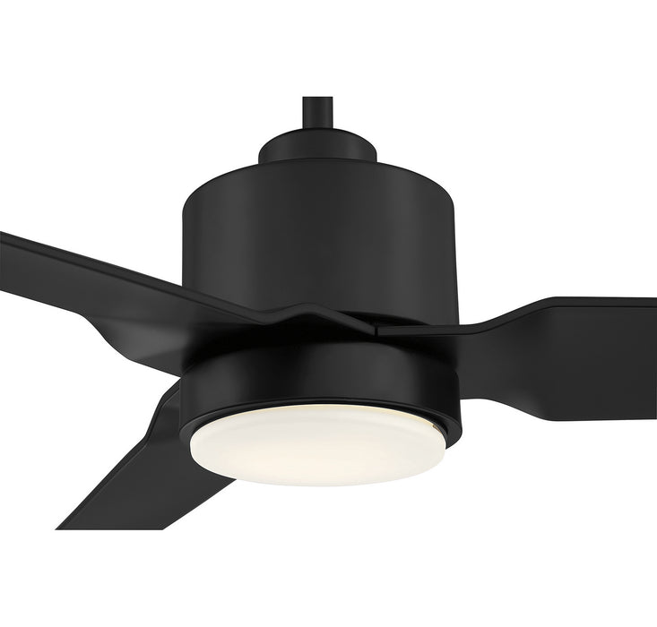 Meridian M2012MBK 52" Ceiling Fan, Matte Black