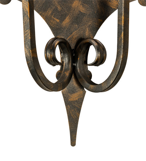 Meyda Tiffany 193326 Two Light Wall Sconce, French Bronze