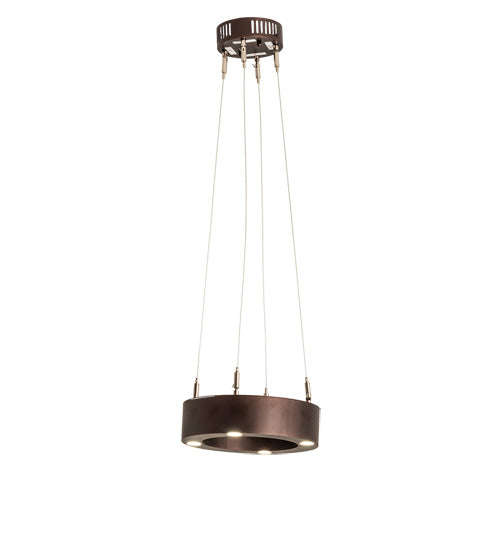 Meyda Tiffany 225470 Four Light Pendant, Mahogany Bronze
