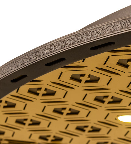 Meyda Tiffany 231107 LED Ceiling Medallion, Tyler Bronze/Goldtastic