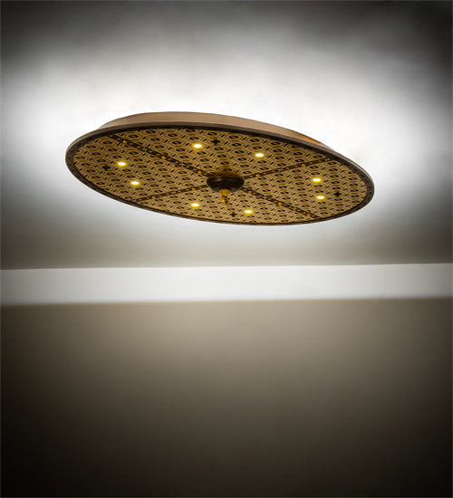 Meyda Tiffany 231107 LED Ceiling Medallion, Tyler Bronze/Goldtastic