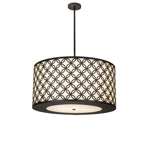 Meyda Tiffany 234348 Three Light Pendant, Oil Rubbed Bronze