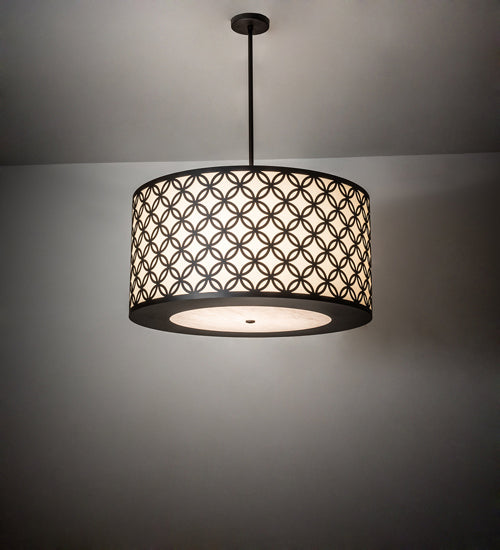 Meyda Tiffany 234348 Three Light Pendant, Oil Rubbed Bronze