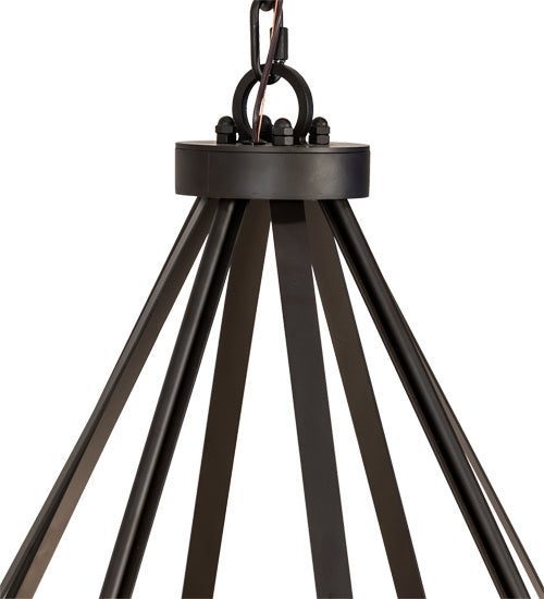 Meyda Tiffany 234349 Eight Light Pendant, Oil Rubbed Bronze