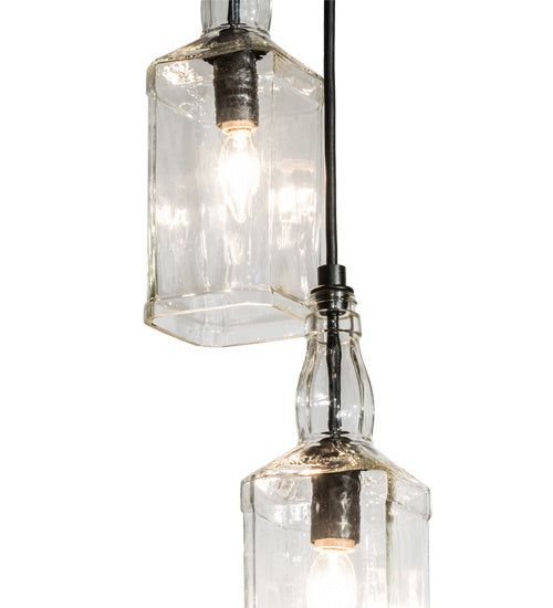 Meyda Tiffany 234852 Two Light Pendant, Solar Black