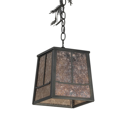 Meyda Tiffany 236273 One Light Pendant, Gunmetal Gray